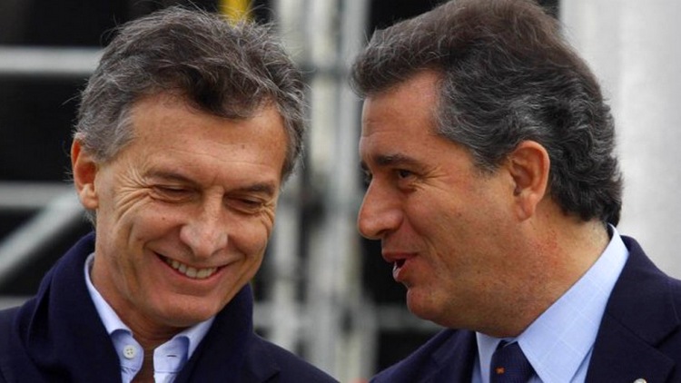 El ministro de Agroindustria de la Nación, Luis Miguel Etchevehere junto al presidente Mauricio Macri