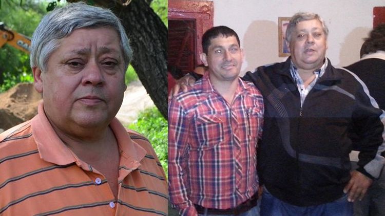 El funcionario Roberto Sabbioni con el detenido líder de la banda narco, Daniel 