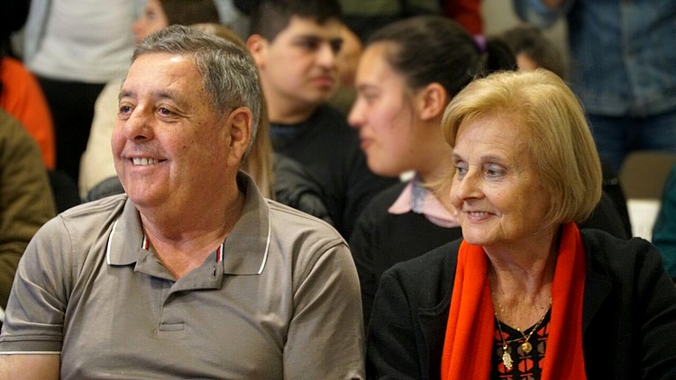 Alfredo De Ángeli y Stella Olalla, senadores nacionales por Entre Ríos.