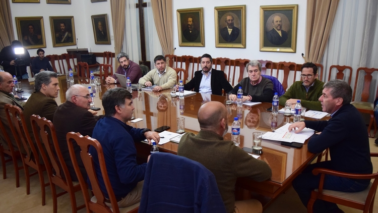 El ministro Ballay reunido con la Mesa de Enlace.