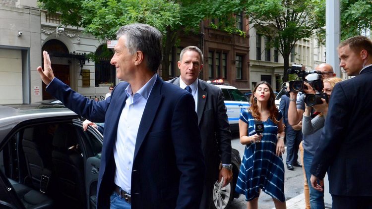 Mauricio Macri en New York