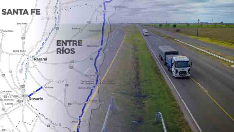 Privatización de la “ruta del Mercosur” y el enlace Rosario - Victoria tendrá financiamiento estatal
