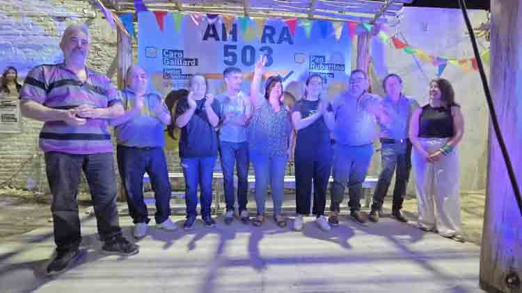 Cierre de campaña de Gaillard y Rubattino: “Salimos a la calle a construir esperanza”