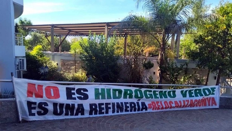 Nuevas protestas en Colón contra el proyecto de hidrógeno verde en Paysandú 