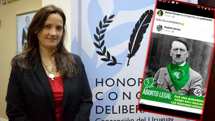 Concejal Karina Percara, precandidata a intendente de Concepción del Uruguay.